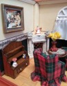 Diorama sitting room (early 1900) Miniature 1:12