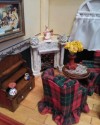 Diorama sitting room (early 1900) Miniature 1:12