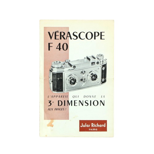 Verascope advertising brochure F40