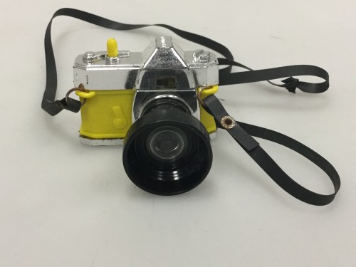 Yellow mini camera viewfinder