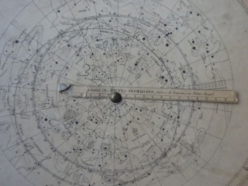 Astronomic carton calendrier perpétuel encadrée