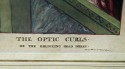 The Optic Curls poster based on an antique engraving of 1777