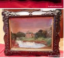 3D diorama work in oil with Urma and frame