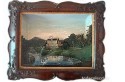 3D diorama work in oil with Urma and frame