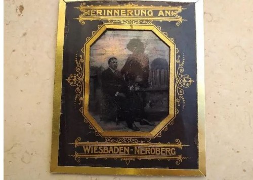 XIXe siècle allemand ferrotype