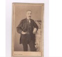 Carte de Visite retrato caballero de Moliné y Albareda (Barcelona)