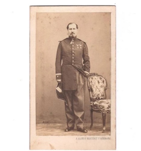 Carte de Visite militar sin identificar, de Alonso Martínez (Madrid)