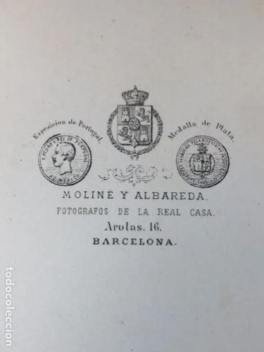 Carte de visite Caballero moustachus Leontina Moline et Albareda