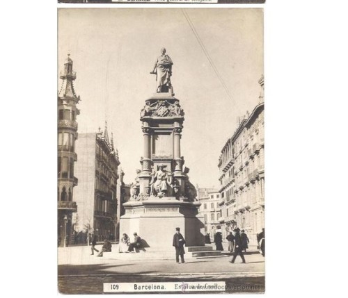 Fotografía Barcelona Estatua de Gracia