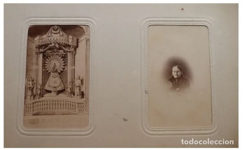 Album carte de visite Condes de Isla, Family Sancristóval Zaragoza