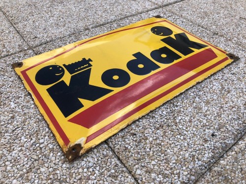 L'affiche de la publicité de Kodak