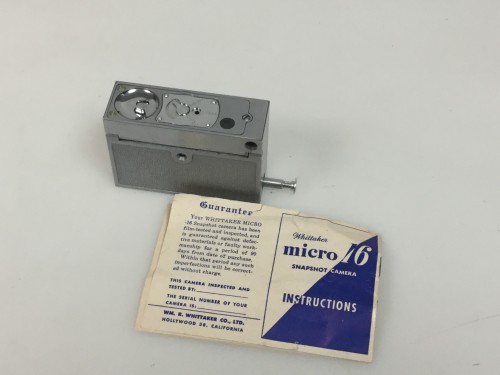 Cámara miniatura micro 16 modelo b con instruciones
