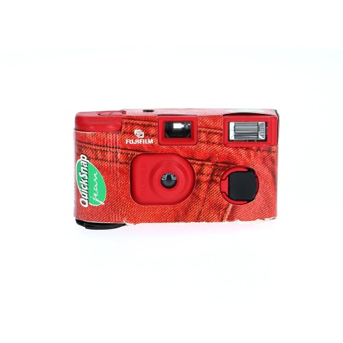 Cámara desechable Fuji Quicksnap Jean roja