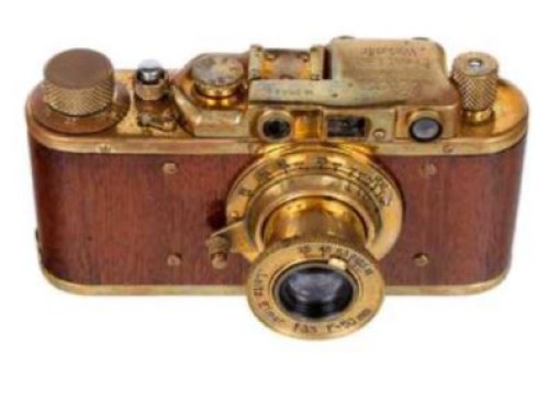 Or réplique de l'appareil photo Leica