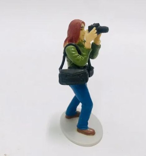 Figura goma fotógrafo