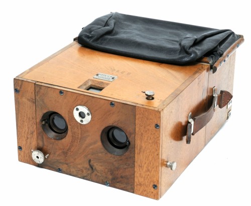 Edison Ernemann stereo camera Tropic 8,5x17cm