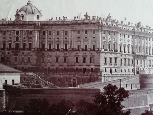 Photograph of the Royal Palace from the mountain of Prince Pío, Jean Laurent