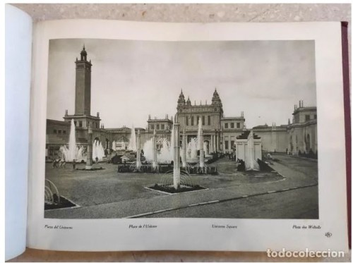 Libro album fotografico Exposición Internacional de Barcelona 1929. El pueblo español