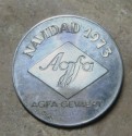 Medalla conmemorativa de Navidad 1973 de Agfa Gevaert