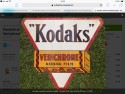 Affiche kodak 1940 1990