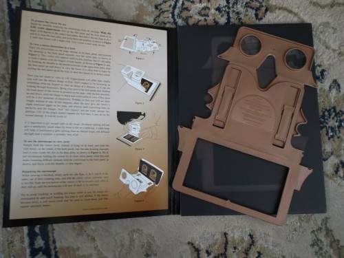 Book 'Diableries Stereoscopic Adventures in Hell' stereo viewer