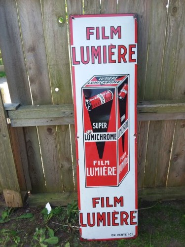 Poster metal film giant lumiere 1950 1978