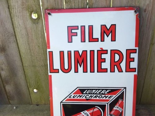 Poster metal film giant lumiere 1950 1978