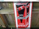 Poster metal film giant lumiere 1950 1978