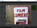 Cartel metal film lumiere 1950 gigante 1978