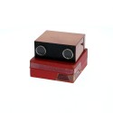 Stereo viewer with black wooden case Unis France