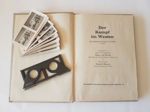 Stereo viewer album 'Dear Kampf im Westen' Volume II