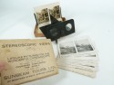 Metal folding stereo viewer overlooking cardboard Camerascope