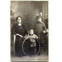 Foto Daguerre Barcelona retrato mujer con niños