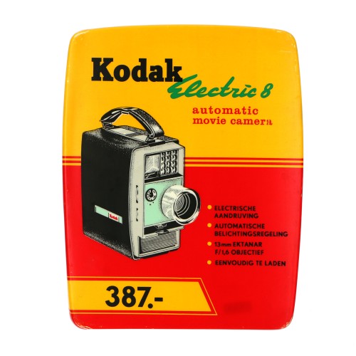 Placa publicidad Kodak Electric 8