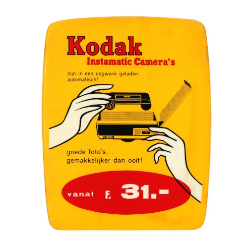 Placa publicidad Kodak Instamatic Camera´s