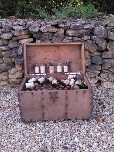 154 Copper laboratory bottles early twentieth century