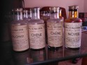 154 bouteilles de laboratoire cuivre au début du XXe siècle