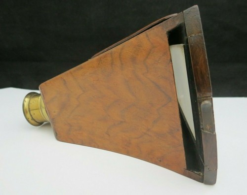Walnut stereo viewer The London Stereoscopic Company type Brewster 1860