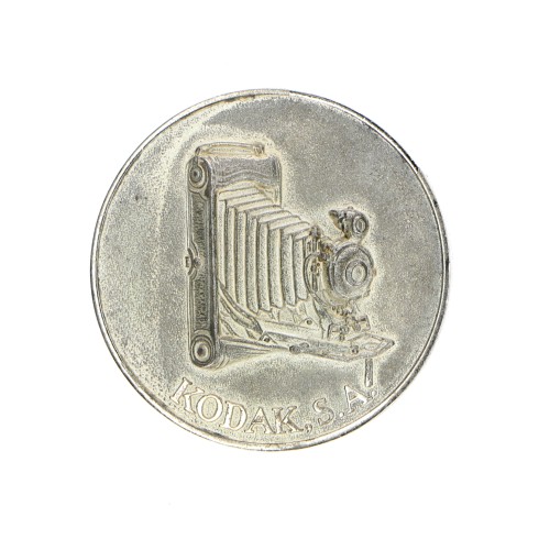 Medalla plateada trofeo Kodak George Eastman - 1834-1932