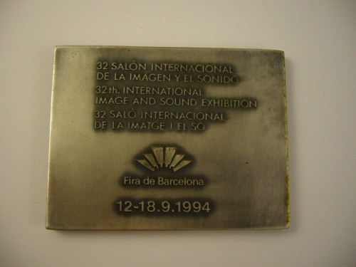 Medal Sonimag 94 Fira de Barcelona 32 edition CANCELED ON EBAY