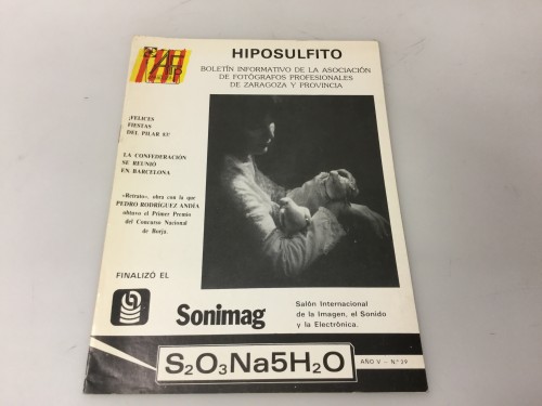 Association hyposulfite Magazine Photographes et la province de Saragosse