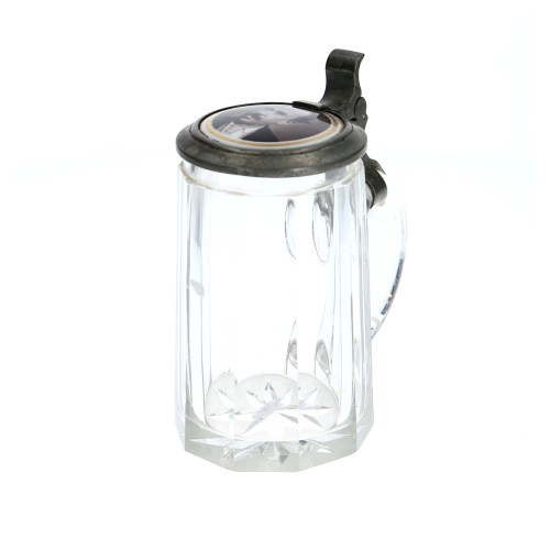 Photo glass jar on top