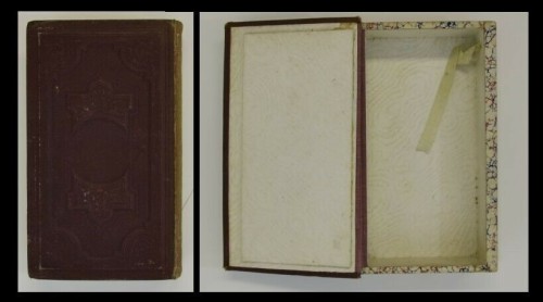 Caja de fotos estereoscópica diseño libro