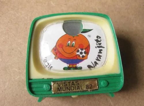 Visor vistas souvenir Mundial 82 España Naranjito