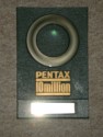 Plaque métallique 22x14" Pentax 10 millions de" 1981