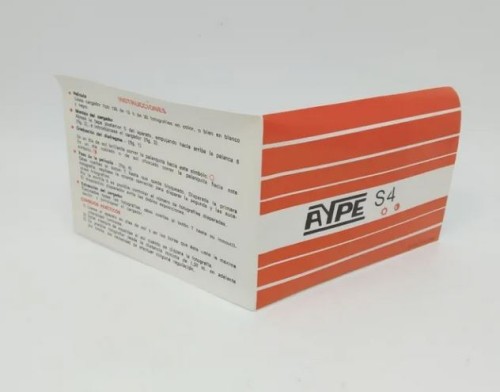 Chambre de Aype 126 S4 (MUPI) avec des instructions et catalogue 1977
