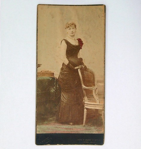 Carte de visite estudio Nadar, París