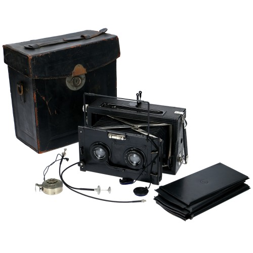 Contessa stereo camera Nettel Original tyripode
