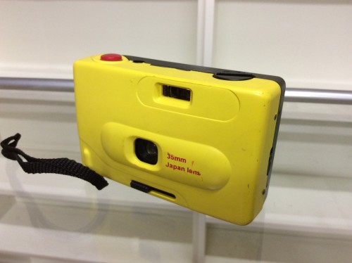 35mm camera yellow