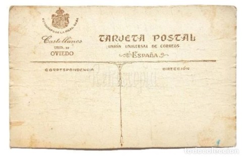 Fotografía tarjeta postal Castellanos
